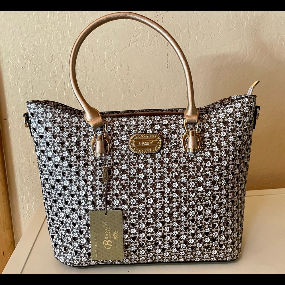 Brand New with Tags Brangio Italy handbag. Gorgeous bag!!